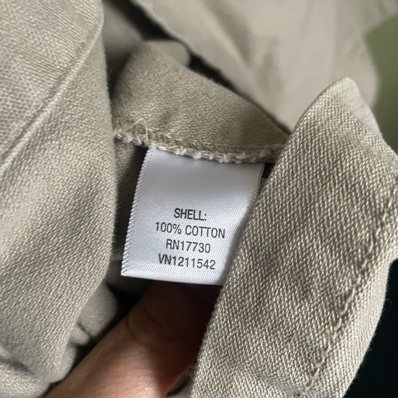 Y2K Converse Tan Hooded Trench Coat Sz Med - Picture 8 of 10